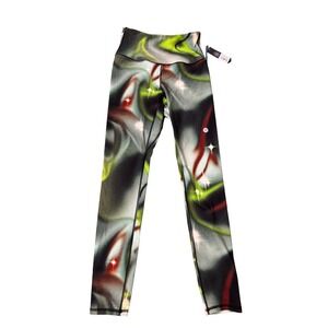 Size Small Womens Stance Freshtek Green Star Happenings Leggings